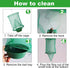 6 Pack Ranch Fly Trap, 2024 New Hanging Fly Catcher, The Most Effective Trap Ever Made with Pots, Cage Catcher for Indoor and Outdoor, Family Farm...