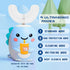Kids U Shaped Electric Toothbrush with 4 Brush Heads, Sonic Toothbrush Kids with 5 Modes, Cartoon Dinosaur 360-Degree Cleaning IPX7 Waterproof Des...