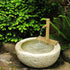 Bamboo Water Fountain without Pump,Water Fountain Outdoor Indoor,Zen Garden Decor for Desk Patio Yard,12 Inch...
