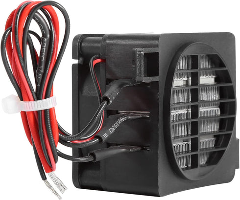 Car Air Heater PTC Fan Heater Small Space Heating Incubator Constant Temperature PTC Electric Fan Heater for Humidifier Air Conditioning (12V 150W...