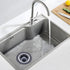 Kitchen Sink Drain Strainer, 3-in-1 304 Stainless Steel Sink Drain Stopper with Strainer Basket, Pop Up Anti-Clogging Odor Filter for 3-1/2 Inch S...