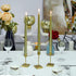 Zest Candle Inch, Metallic Bronze Gold 12-Piece Taper Candles, 12 inch, Count...