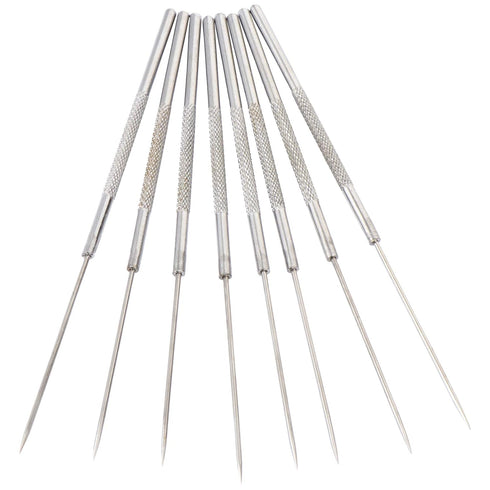 8pcs Dissection Needle Stainless Steel Single End Probe Lab Bio Experiment Dissection Tools for Medical Students and Veterinary...