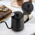MERMOO YILAN Gooseneck Coffee Kettle 21oz Pour Over Drip Pot 600ml Long Narrow Spout Stainless Steel Water Dripper Kettle for Tea & Coffee(Silver)...