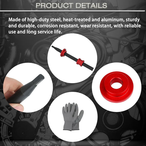 Oil Pump Primer Tool, Compatible with GM Chevy V6 V8 SBC 350 BBC 454 Small and Big Block Chevy Engines...