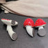 3 PCS Mushroom Refrigerator Magnets, Fairy Tale Red Mushroom Fridge Magnets, Cute Plant Fridge Magnets, Home Office Creative Refrigerator Sticker....