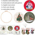 MeruniSkyBirds 3 Sets Embroidery Starter Kit with Christmas Pattern,Cross Stitch Set for Beginners, Full Range of Stamped Embroidery Kits with 3 E...