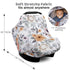 Rquite Car Seat Covers for Babies, Baby Car Seat Canopy Carrier Cover, Breathable Nursing Cover for Breastfeeding, Stretchy Carseat Cover Boys Gir...