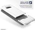 Samsung Galaxy S8 Plus Case White Gray - Encased Rebel Series Impact Armor (Samsung S8+)...