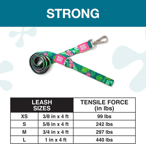 Max & Molly Classic 4 ft Dog Leash - Strong, Padded, Waterproof - Stylish Patterns for Boy & Girl Dogs - Durable, Lightweight, Comfortable for Sma...