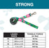 Max & Molly Classic 4 ft Dog Leash - Strong, Padded, Waterproof - Stylish Patterns for Boy & Girl Dogs - Durable, Lightweight, Comfortable for Sma...