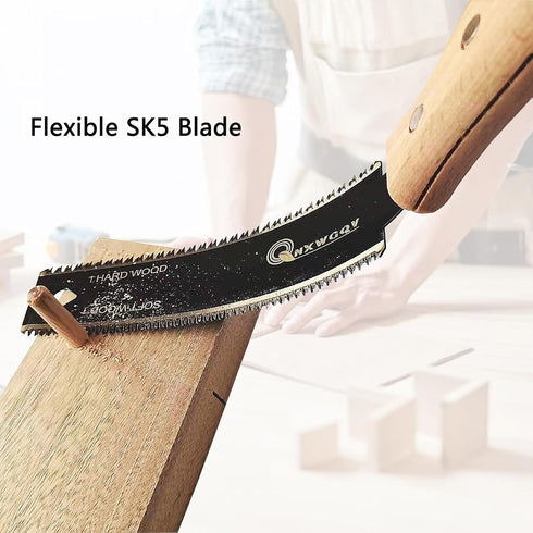 Mini Japanese Hand Saw Woodworking Tools, Small Wood Working tools Saw with Double Edges of 11/17 TPI, 6 Inch Wood Saw for Wood Cutting, Wood Cutt...