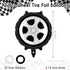 12 Pcs Wheel Tire Balloons,18 Inch Race Car Wheel Balloons Race Car Party Decorations Car Foil Balloons for Birthday Party Race Car Theme Party Su...