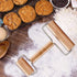 2 Pieces Pizza Pie Dough Roller Docker Set, Aulufft Plastic Dough Docker Pastry Roller with Spikes Wooden Rolling Pin for Pizza, Cookie, Pie, Past...