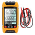 Digital Multimeter, DC AC Voltmeter, High Accuracy Automatic Fire Prevention Tester Kit with Backlight LCD Display, Receptacle Tester, Test Leads ...