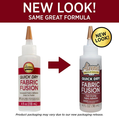 Aleene's Quick Dry fabric Fusion Permanent Fabric Adhesive, 4-Ounce...
