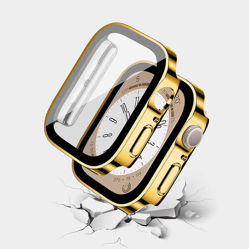 for Apple Watch Case 40mm,Hard Case with Tempered Glass Screen Protector,Watch Cover for Apple Watch SE 6 5 4 Screen Protector,Ultra-Thin Durable ...