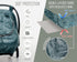 Universal Fit Car Seat Covers for Babies by SA ACCESSORIES – Waterproof Infant and Baby Car Seat Cover with Storage Bag - Carseat Canopy for Boys ...