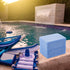 Yinder 2 Pcs Pools Pumice Stone for Cleaning Remover for Pool Tile 3.94 x 2.76 x 1.57 Inch Cleaning Pumice Tiles from Swimming Pool Spa Tile (Blue...
