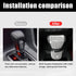1 PC Car Gear Shift Cover, Bling Auto Interior Protective Cover, Handbrake Shifter Cover Hot Drill, Fit Most Sedan SUV Van (Silver)...