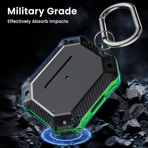 ORNARTO for AirPods Pro 2nd/1st Generation Case with Cleaner Kit (2023/2022/2019), Military Hard Shell Full Drop Protective for Airpods Pro Armor ...