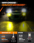 SEALIGHT 9006 LED Fog Light Bulbs Yellow, 600% Brightness 9006 HB4 LED Fog Light, 3000K Amber Strong Penetration 9006 Fog Light Led Bulb Yellow Re...