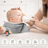 Muslin Burp Cloths Large 20 by 10 Inches 100% Cotton 6 Layers Extra Absorbent and Soft (Grey)...