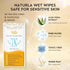 BASSI Feminine Wipes Flushable - 40 Counts Daily Freshening Vaginal Wipes, pH balanced, Removes Odor, Anti Itch Deodorant Individually Vaginal Wra...