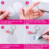 Audab 120pcs Acrylic Keychain Blanks for Vinyl Kit Including 30pcs Clear Acrylic Blanks, 30pcs Keychain Tassels, 30pcs Key Rings and 30pcs Jump Ri...