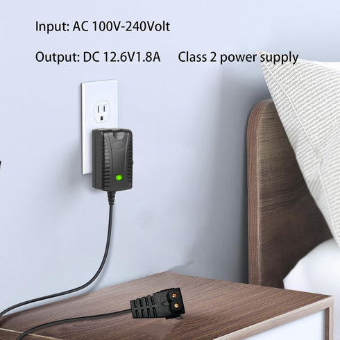 12.6V 1.8A Charger for Aiper Robotic Pool Cleaner Compatible with Aiper Seagull SE 600 HJ1103J HJ1102 600 1000 1500 AIPURY1500 P1111 Robotic Pool ...