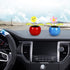 Red Seven-Starred Ladybug Solar Dancing Car Dashboard Decorations, Funny Solar Powered Dancing Flower Pot Car Ornaments Flower Swinging Toy for Ca...