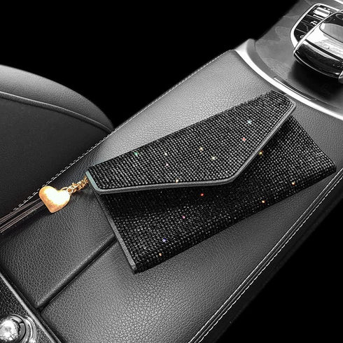 Bling Bling Card Holder Organizer, New Diamond Wallet Multifunctional Card Holder Driver License Credict Card Bank Cards Wallet With Crystal Rhine...
