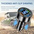 Car Charger,4 Ports Super Fast Car Charger Adapter with Voltmeter,QC3.0/Super Port Cigarette Lighter USB Charger Compatible with Samsung Galaxy S2...