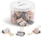 U Brands Fashion Binder Clips, Soft Dye with Gold Prongs, Office Organization Supplies, 32mm, 36 Count...