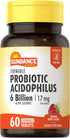 Sundance Probiotic Aciophilus 17mg | 6 Billion Active Cultures | 60 Chewable Tablets | Berry Flavor | Vegetarian, Non-GMO, and Gluten Free Supplem...