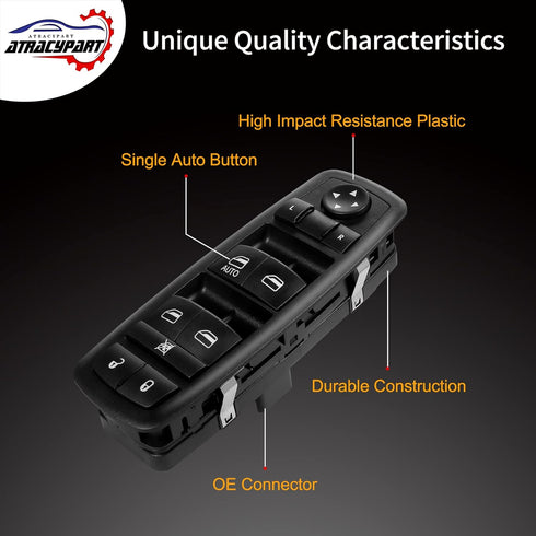 Master Power Window Switch Driver Side | 8+13 PINS Check Required | Replacement for 2008-2012 Dodge Nitro Jeep Liberty, 2009-2010 Dodge Journey | ...