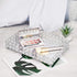 Feyarl Crystal Vanity Makeup Perfume Tray Ornate Jewelry Trinket Organizer Cosmetic Decorative Tray Skin Care Storage for Home Dressing Table Wedd...