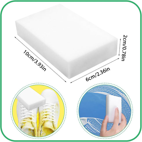 Magic Cleaning Sponges Eraser 20 Pack Multi-Functional Bulk Household Cleaning Foam Pads Generic Premium Kitchen Magic Brush Sheet for Dish Furnit...
