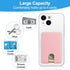 SHANSHUI Credit Card Holder for Cell Phone, 3 Pack Premium Silicone Ultra Slim Phone Wallet Stick on Phone Pocket Fit Almost All Smartphones - Bla...