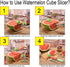 Watermelon Windmill Cutter Slicer, YIDADA Stainless Steel Shape Fruit Tools Quickly Cut Tool Kitchen Gadgets with Melon Scoop...