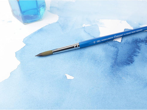 Winsor & Newton Cotman Water Colour Series 111 Short Handle Synthetic Brush, SH #8...