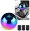 Neo Chrome Shifter Ball Chrome Shift Knob Round Weighted Manual Gear JDM Aluminum...
