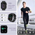 IOWODO Smart Watch for Men Women - 1.85''HD Screen with Make and Answer Calls, with AI Voice Assistant, SpO2/Heart Rate/Sleep Monitor, 100+ Sports...
