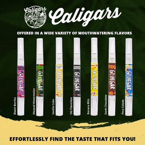 GlueGar Go Stix Rolling Glue - Cigar Glue Sticks with Different Flavors - Handy Rolling Glue for Wraps, & Papers - Natural, Plant Based Glue Stick...