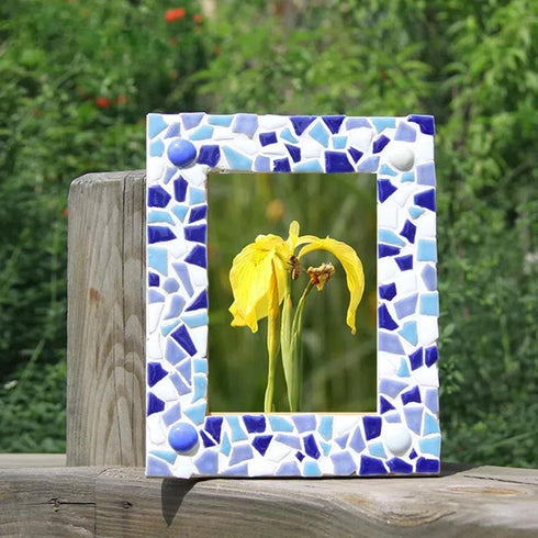 200g Ceramic Mosaic Tiles for Crafts,Irregular Stained Ceramic 0.2"x0.8" Porcelain Mosaic Tiles for Home Decoration (Red)...