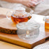 UPKOCH Glass Teapot Warmer Clear High Borosilicate Glass Tea Trivet Teapot Tea Kettle Heating Base Coffee Milk Warmer Tealight Candle Holder for H...