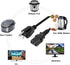 Power Cord Cable Compatible for Instant Pot, Electric Pressure Cooker, Power Quick Pot, Rice Cooker, Soy Milk Maker, Microwaves, Coffee Pot and Mo...