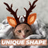 Beaupretty Christmas Hat for Cat Pet Deer Costume Hat Dog Reindeer Costume Elastic Band Adjustable Antler Headband Cat Costume Cat Christmas Antle...