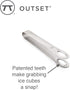 Outset Stainless Steel Ice Tongs, 8-Inch Length, Model:...