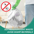 Magesh 4 Gallon Trash Bag Strong, Leakage-Free, Small Garbage Bags Unscented Thick for Bathroom, Office, Kitchen Small Trash Can, 15L, 105 Bags, C...